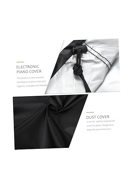 1 Bilgisayar 61 Tuşlu Elektronik Org Seti Kılıf ile Klavye Piyano Kapakları Piyano Tuşu Çıkartmaları Tuş Takımı Klavye Kapağı Piyano Tuşları Kanepe Elektronik Klavyeler Pamuk Grey modelleri