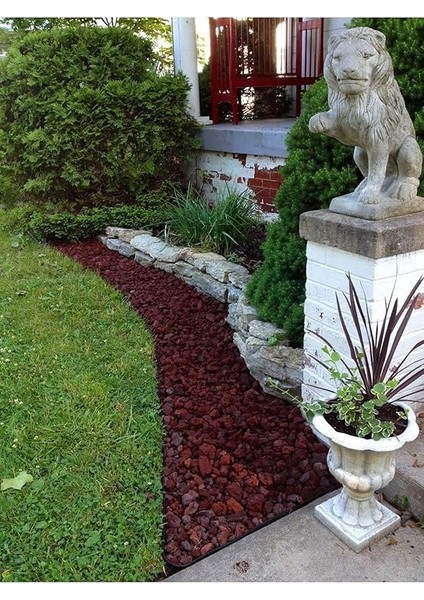 Kırmızı Pomza Taşı 15-25 mm 40 Lt (20 Kg) Volkanik Ponza Lav Taşı Kaktüs Sukulent Tarım Pomzası fiyatları