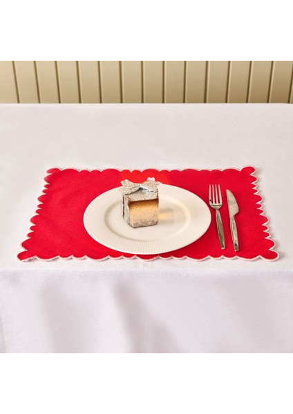 Soft Amore Amerikan Servis - Kırmızı - 30X50 cm
