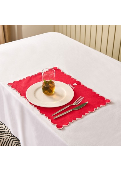 Soft Amore Amerikan Servis - Kırmızı - 30X50 cm fiyatları