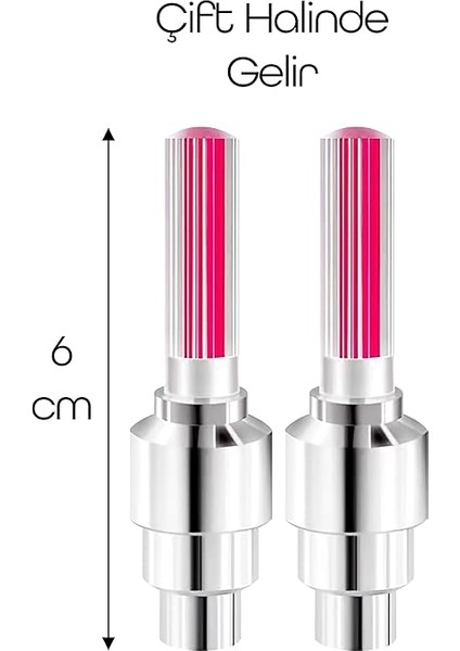 Hareket Sensörlü Bisiklet Teker Işığı LED Araba Motor Tekerlek Lambası Sibop Kapağı Kırmızı 3972 fiyatları