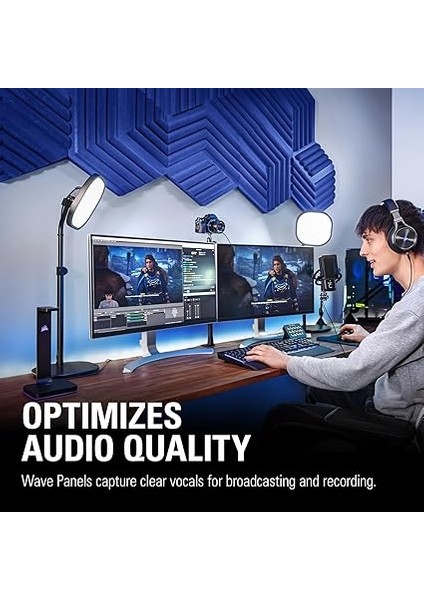 Wave Akustik Panel Başlangıç Seti, Mavi (10AAL9901) modelleri