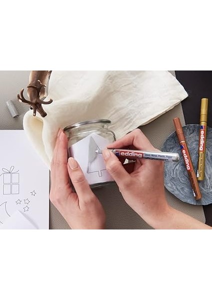 751 Hobi Sanat Kalemi 5'li Set Metalik Karışık fiyatları