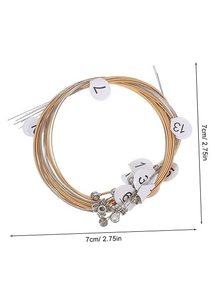 1set Lyre Harp Yedek Seti Metal ve Rivet Içeren Tam Aksesuar Kiti Müzisyenler ve Enstrüman Çalgıcıları Için Kolay Değişim ve Bakım fiyatları