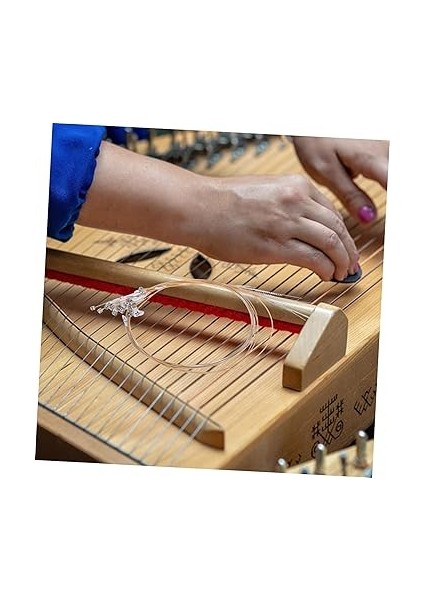 1set Lyre Harp Yedek Seti Metal ve Rivet Içeren Tam Aksesuar Kiti Müzisyenler ve Enstrüman Çalgıcıları Için Kolay Değişim ve Bakım fırsatları
