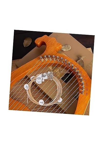 1set Lyre Harp Yedek Seti Metal ve Rivet Içeren Tam Aksesuar Kiti Müzisyenler ve Enstrüman Çalgıcıları Için Kolay Değişim ve Bakım indirimleri