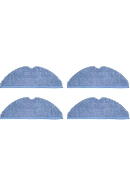 4 Adet Mop Paspas S7 S7 Max S7 Ultra T7 T7S Roborock ile Uyumlu Fiber Mop Paspas Yedek Parça