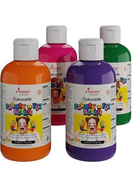 Rose Ara Renkler Parmak 4'lü Set 4X250 gr fiyatları