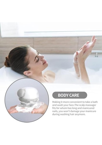 Xspring Vücut Fırçası, 2'li Paket Silikon Vücut Fırçası, Duş Jeli Dispenser Fonksiyonlu Yumuşak Masaj Fırçası, Tüm Cilt Tipleri Için Banyo ve Duş Masaj Fırçası, Köpüklenme Sağlar