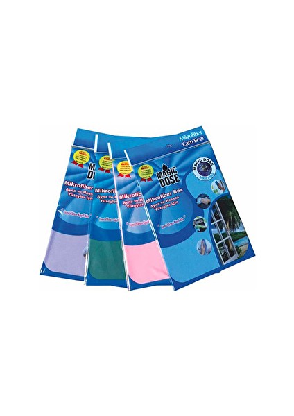 3 Adet Magic Dose Microfiber Bez 40X50 cm