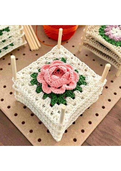 Ahşap Motifmatik Tahtası 15X15 cm