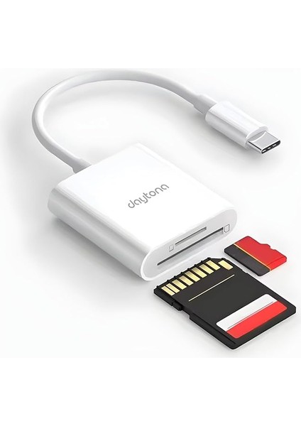 NK1023 2'si 1 Arada Telefon ve Pad Için Type-C’den Sd Karta Otg Sd/tf Bellek Dönüştürücü Tak Çalıştır Kart Okuyucu