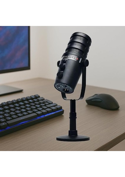 Profesyonel Stüdyo Mikrofon, Sinyal-Gürültü Oranı (Snr) – 85DB, Dinamik Aralık – 88DB, Kayıt Condenser Masaüstü Canlı Yayın Mikrofonu Pc Usb, Oyun, Podcast, Kayıt, Yayın PW12