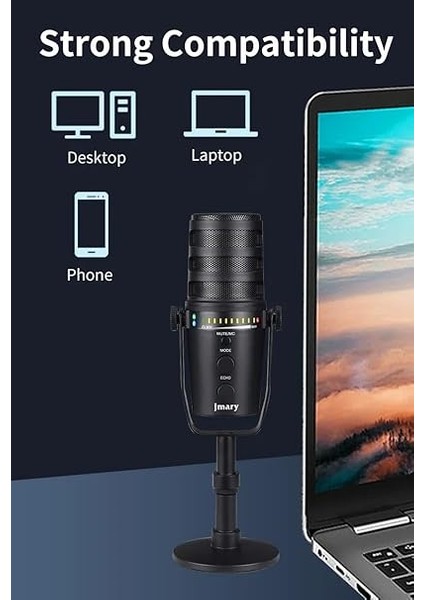 Profesyonel Stüdyo Mikrofon, Sinyal-Gürültü Oranı (Snr) – 85DB, Dinamik Aralık – 88DB, Kayıt Condenser Masaüstü Canlı Yayın Mikrofonu Pc Usb, Oyun, Podcast, Kayıt, Yayın PW12 modelleri