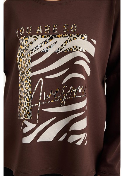 Yaldızlı Leoparlı Bluz fırsatları