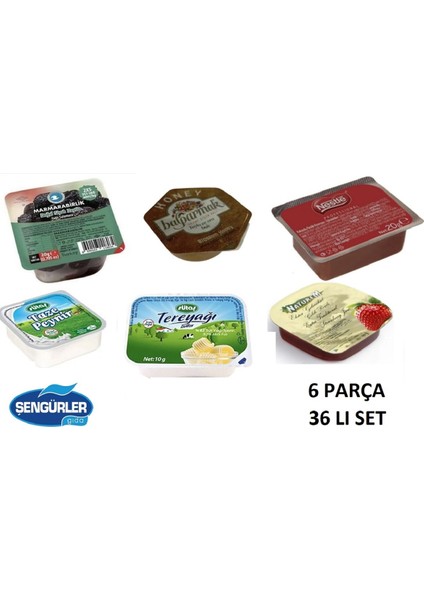 Kahvaltılık Piknik Set 6 Çeşit (36 Lı Set)