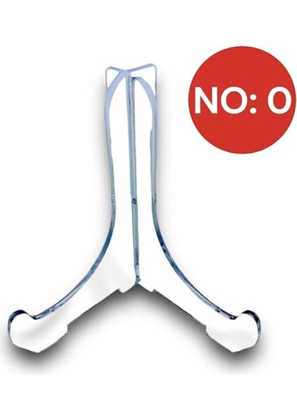 Pleksi Teşhir Ayağı No:0 – 6x6 cm Tabak, Tablo, Fotoğraf Standı modelleri