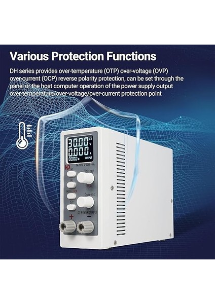 Dc Güç Kaynağı Değişken 30V 10A 300W Ayarlanabil Anahtarlama Düzenlenmiş Dc Masaüstü Laboratuvar Güç Kaynağı Kodlayıcı Düğmesi Ayarlanabil 4-Haneli Ekran Laboratuvar Okul Dıy Elektronik modelleri