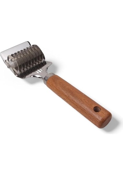 Ahşap Saplı Paslanmaz Çelik Manuel Silindir Kesici, Hamur ve Erişte Kesici Aletleri, Hamur Şekillendirici, Makarna Yapıcı modelleri