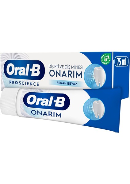 Oral-B Diş Macunu Diş Eti ve Diş Minesi Onarım Ekstra Ferahlık 75 ml modelleri