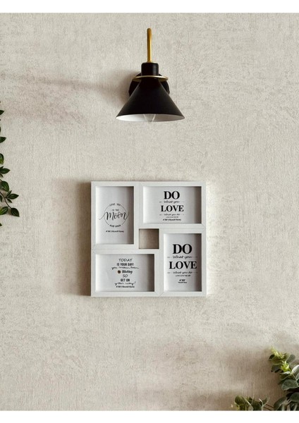 Ahşap 4'lü Resim Çerçevesi