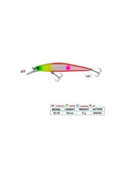 Deep Swimmer Cl:65 100MM 17GR Sinking