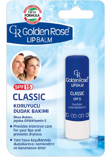 3 Adet Golden Rose Dudak Balmı Classic SPF15 fiyatları