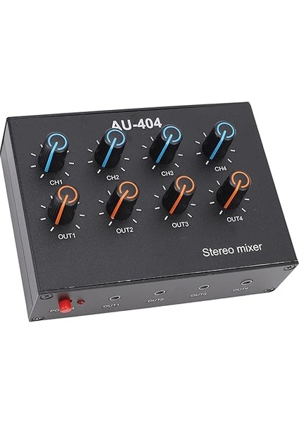USB Audio Mikser Müzik Alüminyum Alaşım 20Hz-20kHz Dj Board 4 Kanal Mikser Stereo Mini Ses Kurulu fiyatları