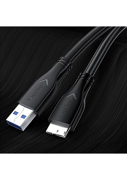 USB 3.0 Micro B Şarj ve Data HDD Kablosu 50 cm modelleri
