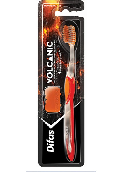 4 Adet Difaş Diş Fırçası Volkanik