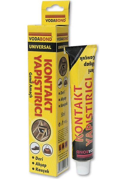 4 Adet Vodabond Kontakt Yapıştırıcı Tüp 50ML fiyatları