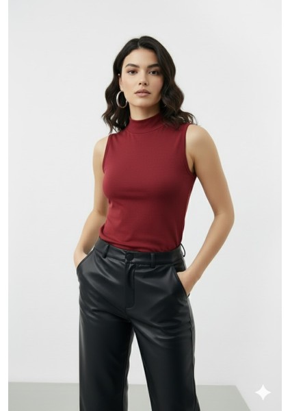 Kadın Kolsuz Balıkçı Yaka Badi