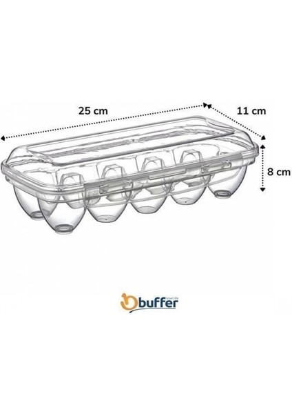 10 Bölmeli Kilitli Kapaklı Yumurtalık Saklama Kutusu YU110 fiyatları