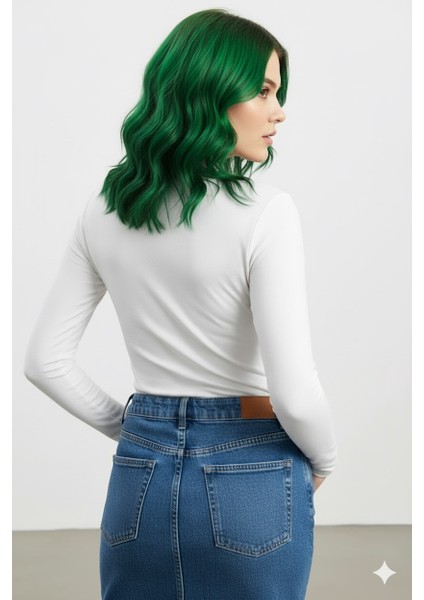 Kadın Uzun Kollu Balıkçı Yaka Badi fiyatları