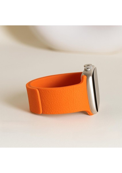 Apple Watch Series 11/10/9/8/7/se/se2/se3/ultra/ultra2/ultra3 Uyumlu 42/44/45/46/49MM Deri Görünümlü Yumuşak Dokulu Manyetik Mıknatıslı Kordon fiyatları