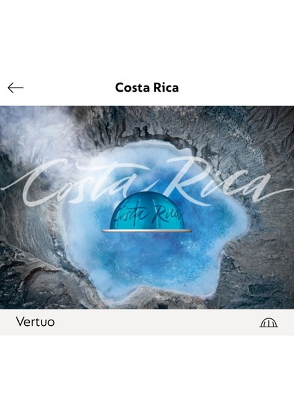 Costa Rica Vertuo Kapsül Kahve 10 Lu (Vertuo Makineler Için Uygundur)