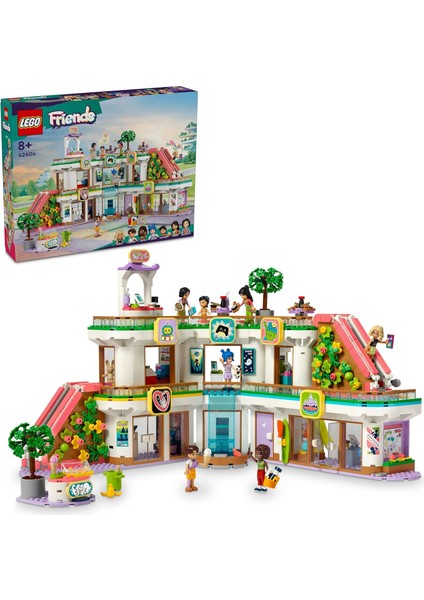 City Alışveriş Merkezi Seti 42604-8 Yaş ve Üzeri Kız ve Erkek Çocuklar Için 5 Oyuncak Mağazası ve 7 Mini Bebek Içeren Rol Yapma Oyuncağı, Doğum Günü Hediyesi (1237 Parça)