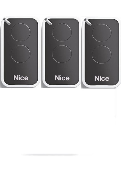 Era Inti 2 Kanallı Otomatik Kapı Kumandası - Siyah(3 Adet)