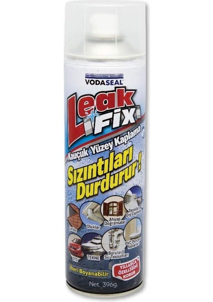 Leak Fix Sprey Kauçuk Kaplama, Şeffaf 400 gr