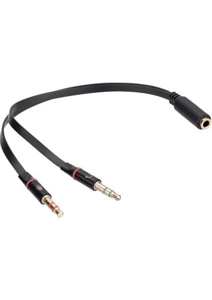 Siyah 3.5mm To + Mic 0.15M Kulaklık Çevirici fiyatları