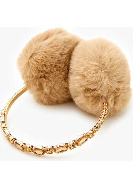 Peluş Taş Detaylı Kulaklık indirimleri