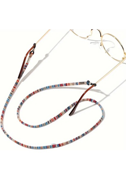 Bohem Desenli 5 Adet Renkli Gözlük Kordonu Seti 70 cm – Gözlük Askı Ipi, Tatil ve Günlük Kullanım Için modelleri