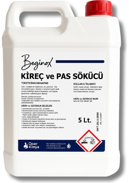 Kireç ve Pas Sökücü 5 Litre – Güçlü Formül, Derin Temizlik (4’lü Avantaj Paket) modelleri