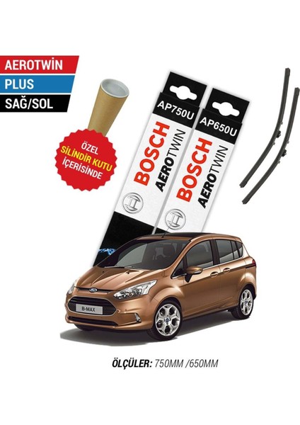 Ford B-Max 2013 Model Silecek Takımı Ön Bosch Aerotwin Plus