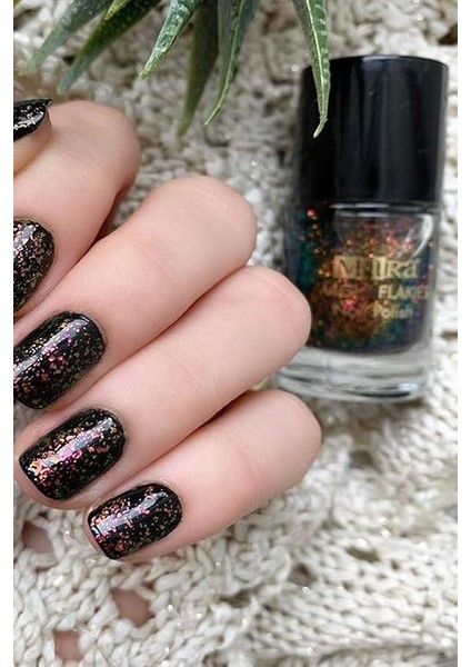 Kozmetik Flakies Nail Polish Oje Red - Gold - Green modelleri