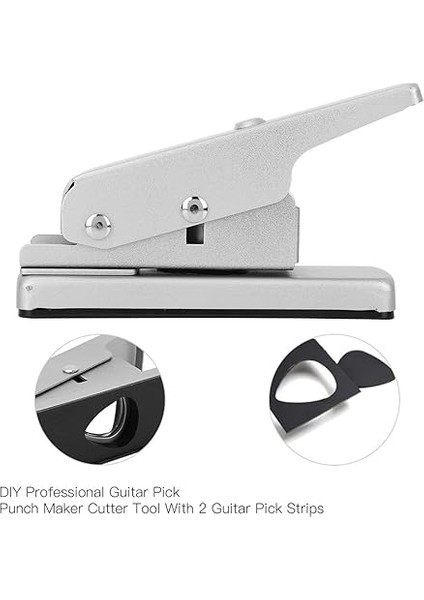 Gitar Pick Punch Maker Aracı Verimli Bir Şekilde Müzik Meraklıları Için Uygulanabilir Pürüzsüz Gitar Seçimleri Oluşturur (Gri) modelleri