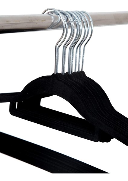 Premium Kadife Askı Askısı Askısı Dolap Askı Yüksek Kalite Kadife Kıyafet Askısı (10)