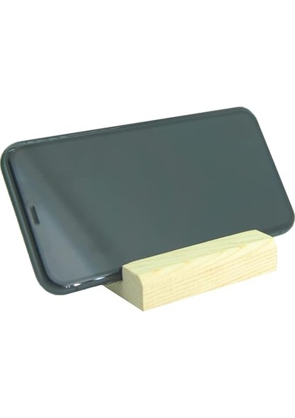 CT8008 Telefon Standı Masaüstü Ahşap Kaymaz Taban Pedli (8CMX8CMX1,6CM) Dizi, Film, Video, Görüntülü Sohbet Vb. Için Dik ve Yan Kullanımlı Telefon Tutucu Ahşap Stand modelleri