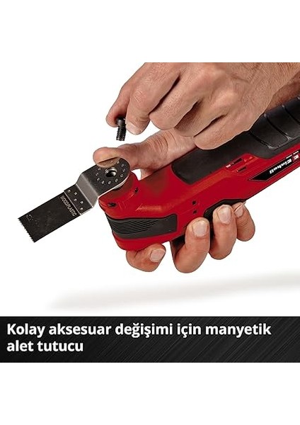 Akülü Raspalama Makinesi Tc-Mg 18 Li-Solo Power X-Change (Li-Ion, 18 V, Manyetik Alet Tutucu, Hız Kontrolü, Aksesuarlar Dahil, Akü ve Şarj Cihazı Dahil Değildir) - 4465170 indirimleri