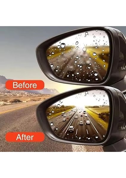 Ayna Yağmur Kaydırıcı Film, Dikiz Aynası Buğu Önleyici ve Su Geçirmez Film 2 Li Set fiyatları